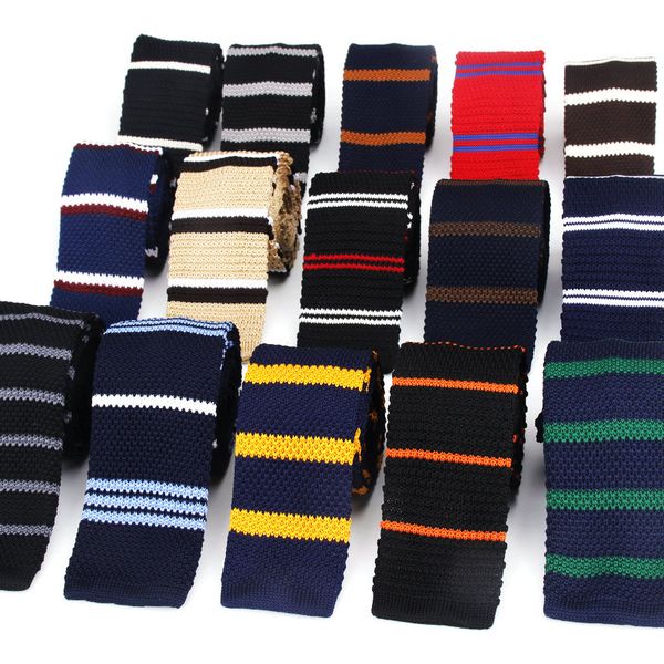

men's fashion suits knit tie plain necktie for wedding party tuxedo striped woven skinny gravatas cravats accessories neckwear, Blue;purple