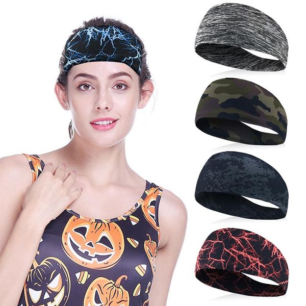 

absorbent yoga sport sweat headband cycling men sweatband for men and women yoga hair bands head sweat bands sports, Yellow;black