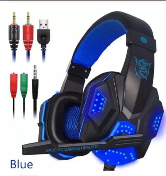 

happy ostart pc780 gaming headphones wired gamer headset stereo sound over ear earphone with mic and led light for pc lapps4 hot