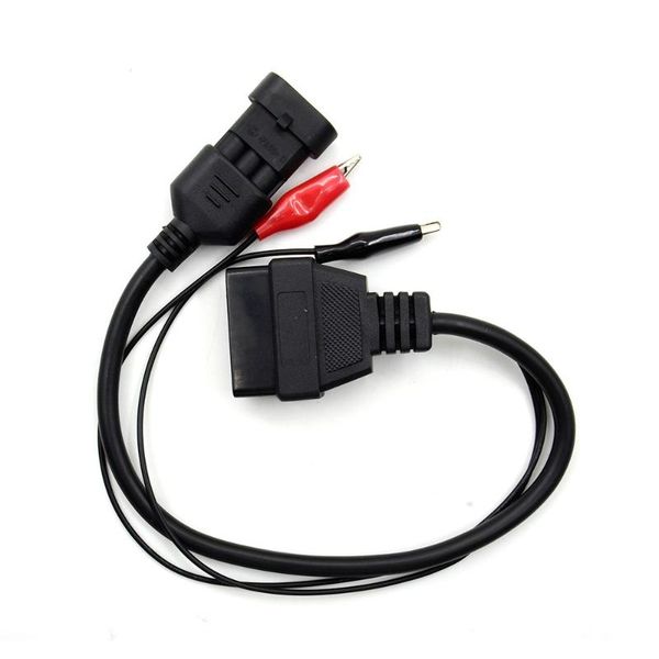 

5-20pcs car cable for fi*at 3 pin to 16 pin obdii obd2 connector adapter auto car cable obd 3pin diagnostic