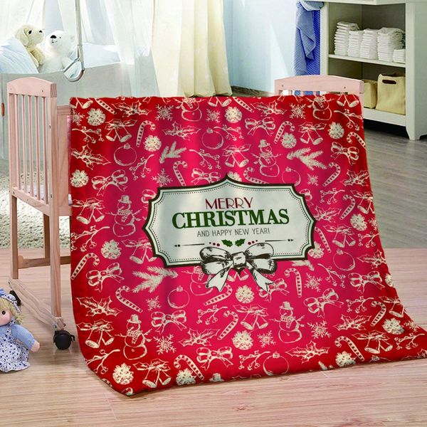 

household flannel blanket christmas series cartoon print bedding throw blankets soft warm for all season 150x200cm blanket