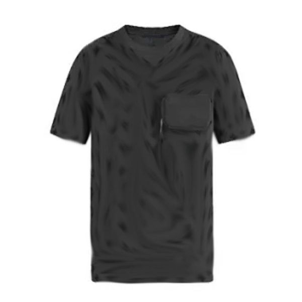 

20ss логотип флокирование жаккардовая монограмма тройник мужчины женщины сплошной цвет дышащий короткие рукава high street футболка летняя ф, White;black