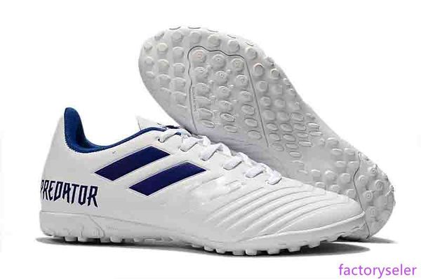 

original arrival mens turf soccer cleats indoor soccer shoes low predator 19.4 in tf football boots black blue