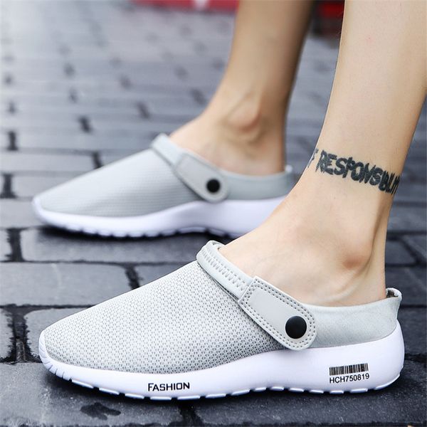 

fashion men sandals summer men beach hollow breathable sandals causal shoes male water slippers sapatos hembre, Black