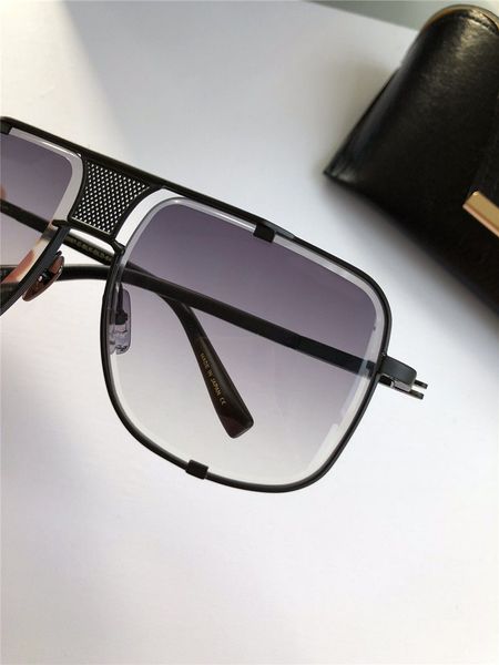 

classic fashion men case vintage eyewear sunglasses metal outdoor style square with uv design 400 frame lens woawu, White;black