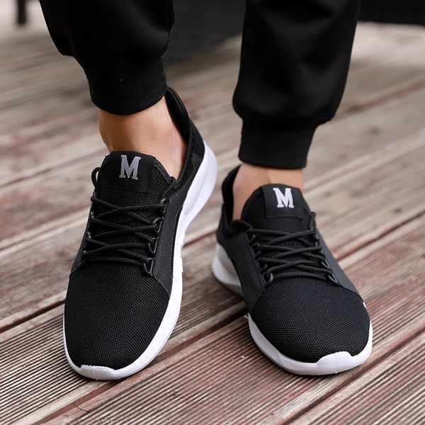 

spring autumn shoes men women sneakers soft mesh breathable white cool street men wear-resistant shoes male lace up footwear