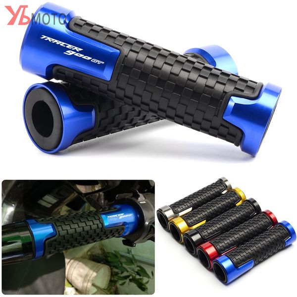 

picks items motorcycle accessories handlebar grips 7/8 "22mm for yamaha tracer 900 gt 900gt 2018 2019 with laser logo grip