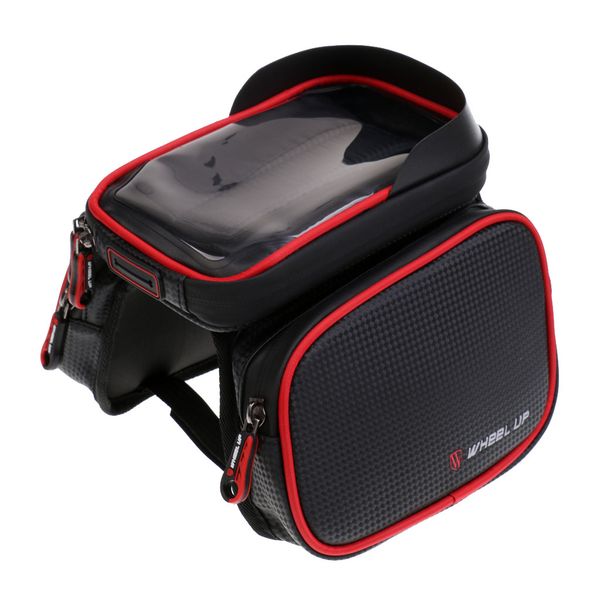 

waterproof bike bicycle front frame bag front tube pannier phone smartphone case