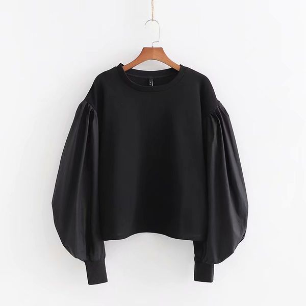 

xd48-2555 european and american fashion spliced sanitary clothing, White;black