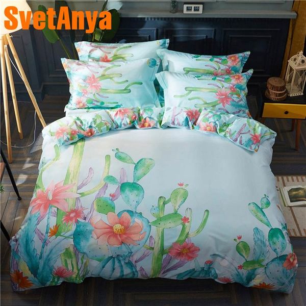 

svetanya cactus bedding set 100 cotton bedlinen queen full double king size