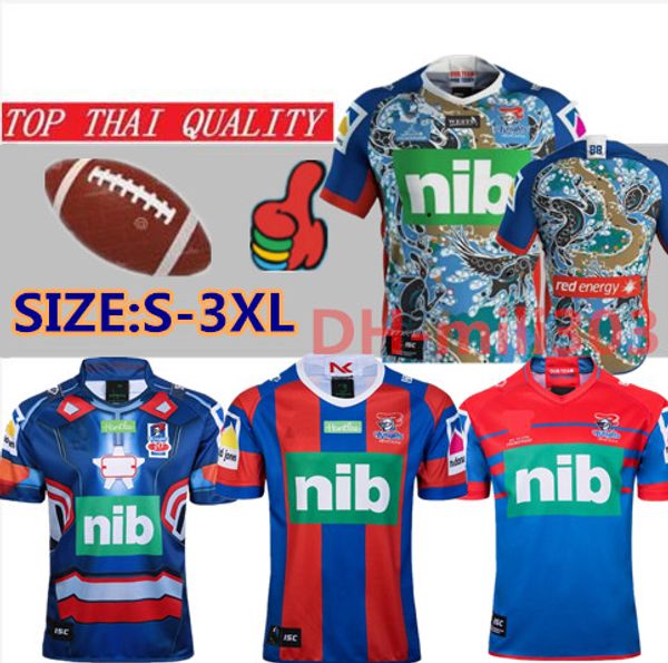 

2019 knights singlet home rugby jerseys 19 20 thailand quality rugby league shirt jersey knights singlet jersey shirts size s-3xl, Black;gray