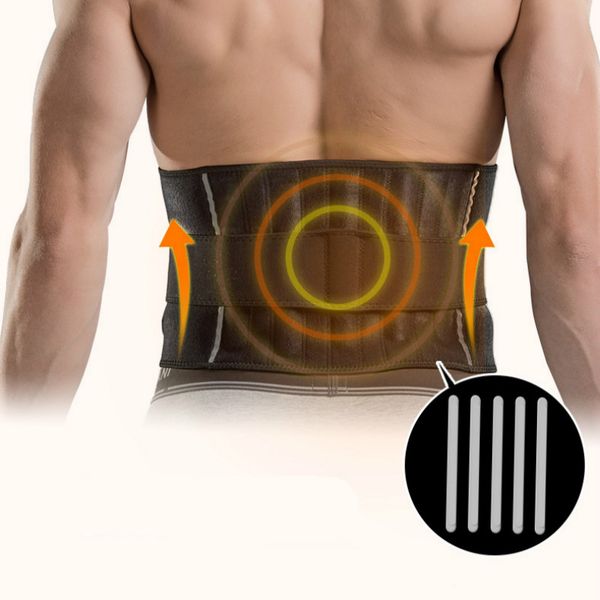 

waist support fitness gym belt back trimmer lumbar trainer abdominal brace protector corset sport weightlifting belts, Black;gray