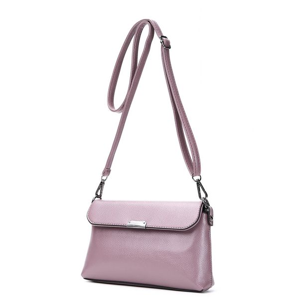 

women's bag 2017 new bag female korean version of soft leather sweet fashion single shoulder diagonal small square