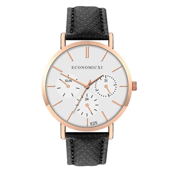 

fashion minimalist style business selling women watches leather strap female quartz wristwatch ladies dress girl gift clock, Slivery;brown