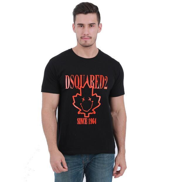 

20ss d2 mens shirt print tees short sleeve m-3xl tee dsquared2 t shirt men 001811c#, Black;red