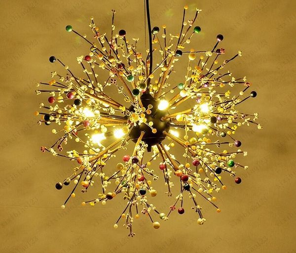

dia80/60cm modern personalized round ball pendant light american dandelion fashion led decoration ing