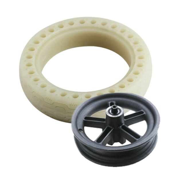 

night luminous fluorescent solid wheel tyre tire for mijia m365 scooter