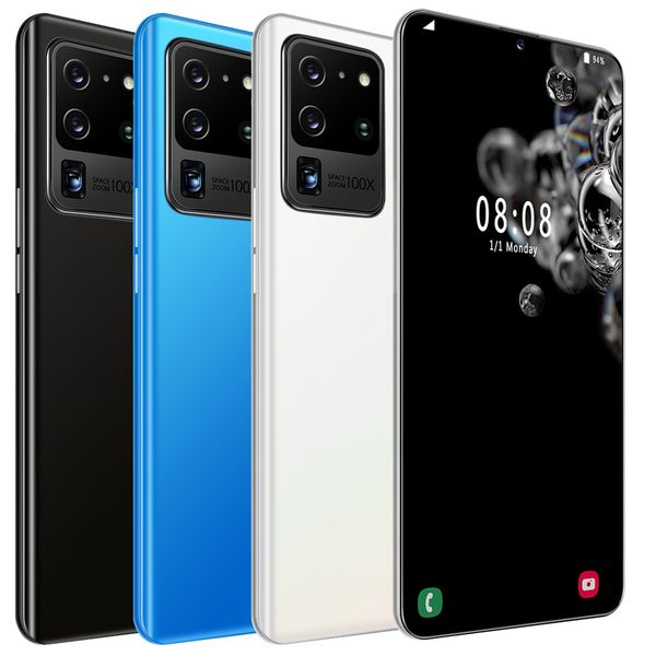 

20u android смартфон 6,8" полный экран 10core 8 + 256gb 8.0 + 16.0mp dual sim mobilephones телефон лица распознавания отпечатков пальцев unl