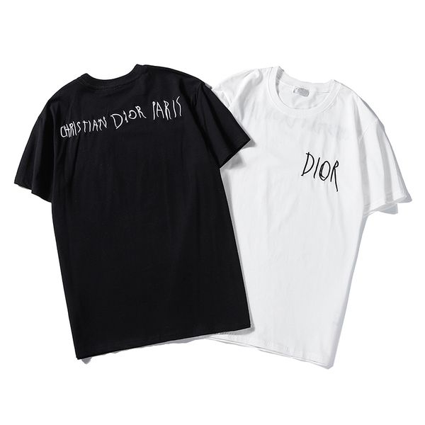 

t-shirt luxury высококлассные с коротким рукавом dlor конструктор t-shirt черный белый мужская футболка мужская мода, White;black