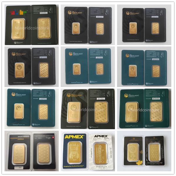 

1 troy oz gold plated bar perth mint apmex argor heraeus gold plated bar business gifts ing