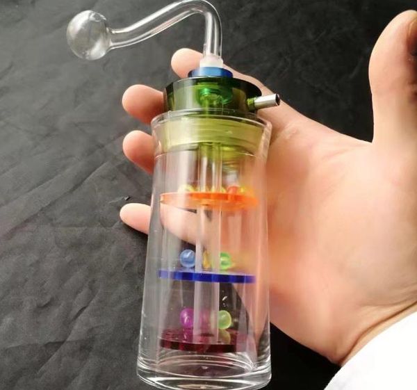 Hochwertige dreischichtige Filter-Acryl-Wasser-Shisha, Großhandel mit Glasbongs, Glas-Shisha und Rauchpfeifenzubehör