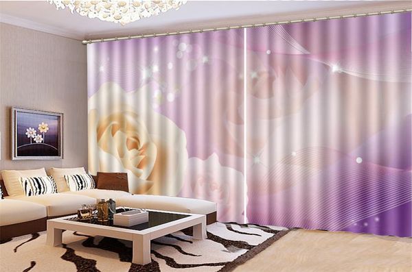 

curtain for kitchen promotion window beautiful lines, dreamy flowers beautiful and practical 3d digital printing curtains