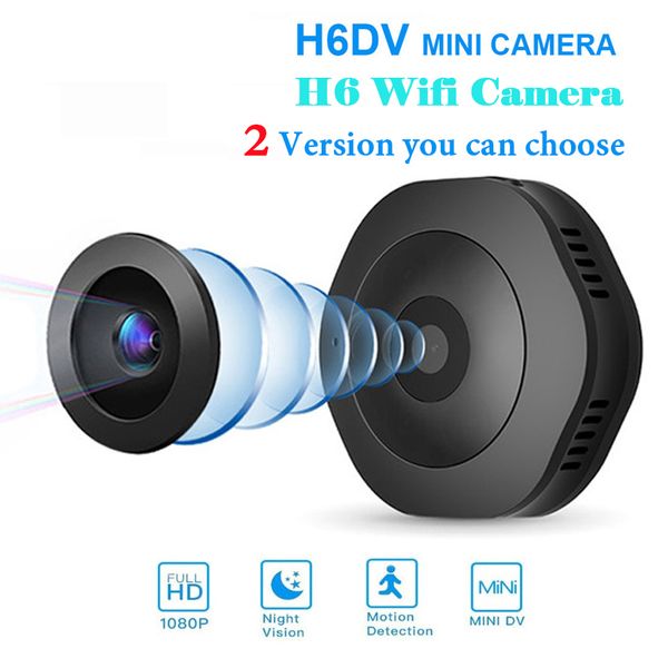 

vikewe h6 dv/wifi mini camera night version mini action camera with motion sensor camcorder voice video recorder small car dvr