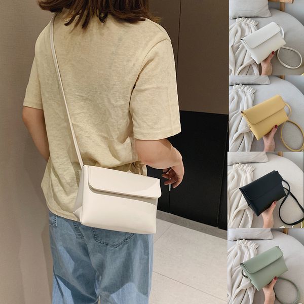 

handbag 2019 women bag simple small bag shoulder messenger retro casual small square diagonal dropshipping bolso mujer