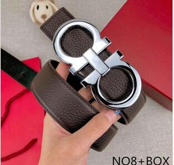 

new belt smooth buckle leather belt letters for men and women belt ing, Black;brown