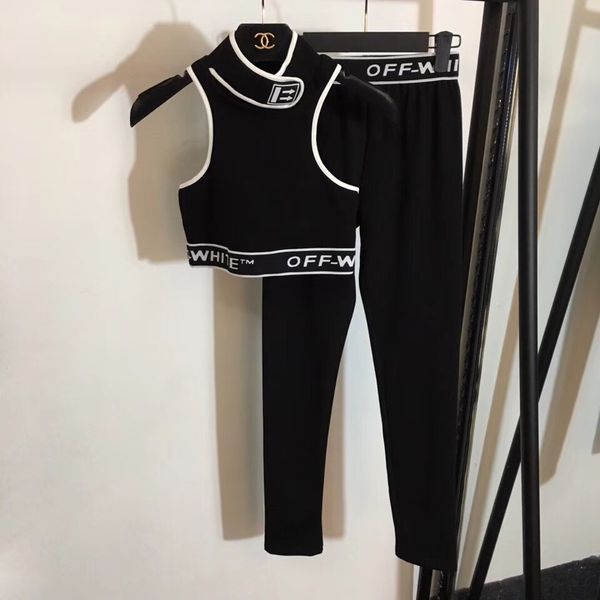 

2019 runway women track uit olid yoga et patchwork running fitne jogging t hirt legging port uit gym port wear workout