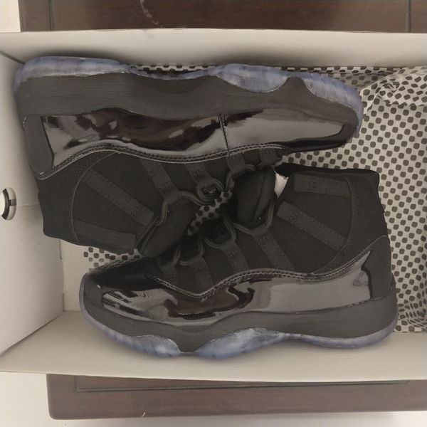 

with original cap and gown xi 11s prom night 11 blackout 378037-005 men women basketball shoessneakers mens sport trainer shoes