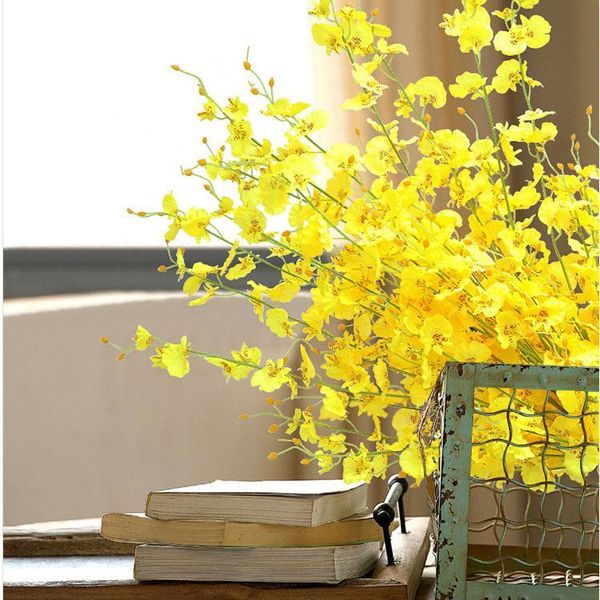 

new fashion simulation high-end silk flower phalaenopsis home shopping mall l model room decoration decoration wedding home decor