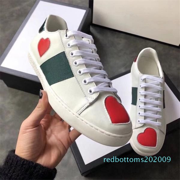 

designer shoes ace shoes black white casual sneakers eather bee embroidery rhinestone shoes ,men women genuine leather sneakers r09