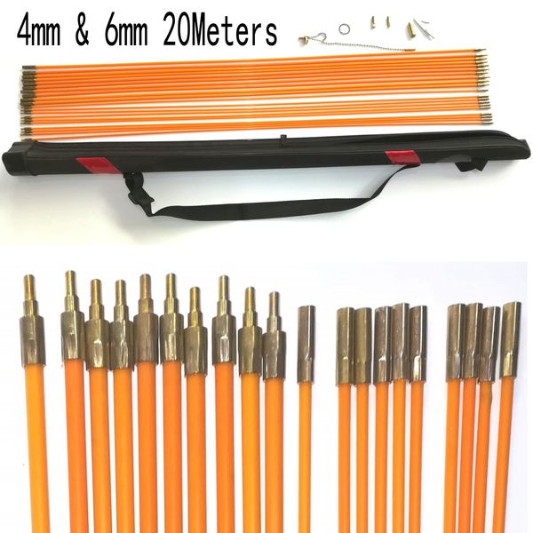 

cable puller fish tape fiberglass wire puller electrical cable running rod kits