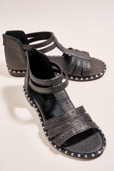 

bambi platinum women 's sandals h0654030710, Black