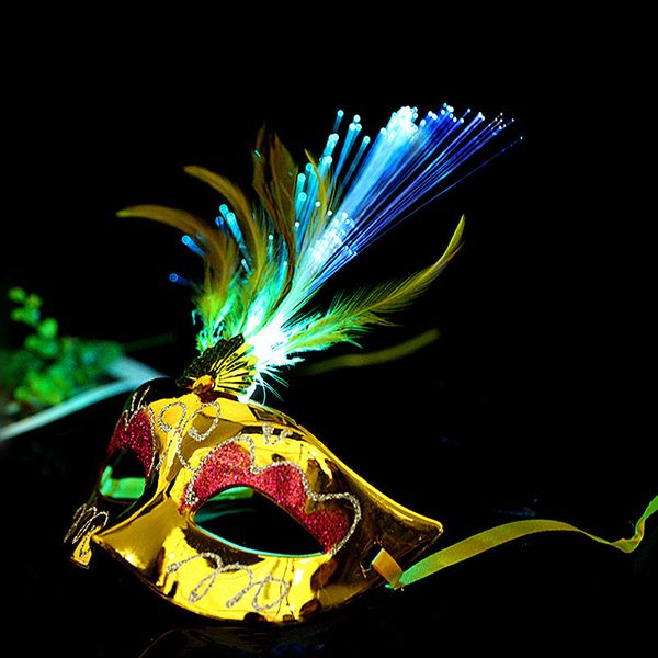 Свет маска Halloween Cosmetic бал Рождественского Клинкер маска фестиваль партия производитель Поставка Оптовой