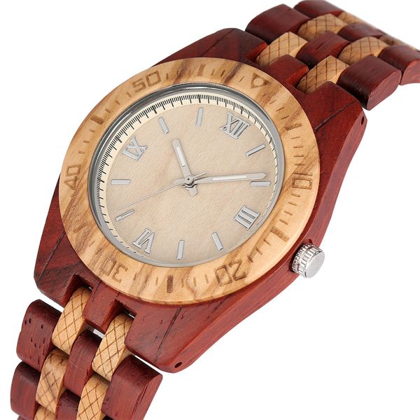 

stylish wood watch men women wooden wrist watches casual business man clock quartz timepiece new arrival 2019, Slivery;brown