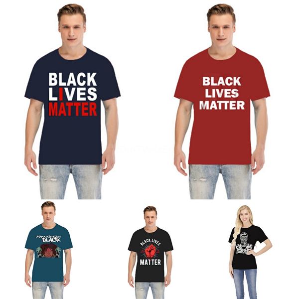 

black lives matteracme de la vie adlv brand designer men women t-shirt fashion print tees short sleeve #504 #56161, Gray;blue