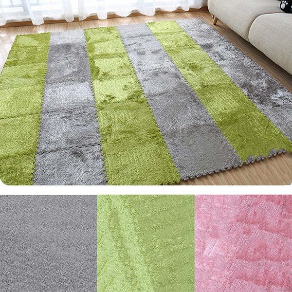 

1pcs/set 30cm/piece puzzle mat eva foam shaggy velvet carpet door mat jigsaw plush fabric carpet area rug room floor mats