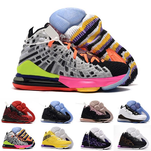 

mens james 17s mens basketball shoes fashion oreo bred lb xvii battleknit cushion mens trainers basketball shoes designer sneakers 40-46
