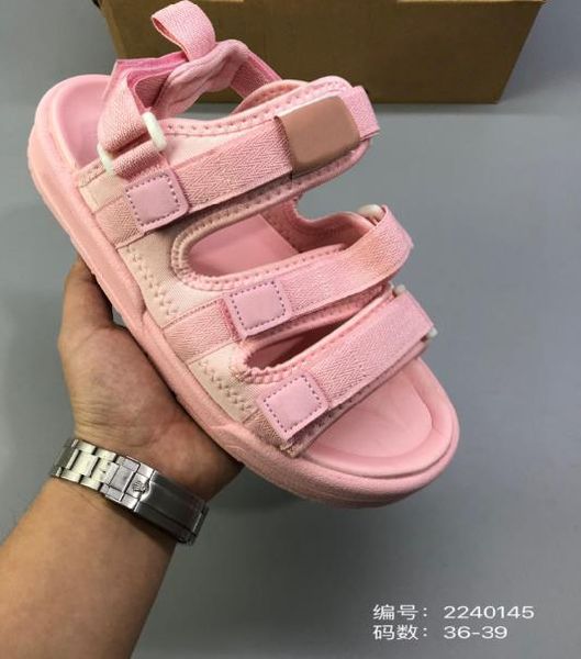 

fashion womens sandals shoes slippers designer shoes luxury summer flat beach slipper pink black casual sports sandals for girls with box