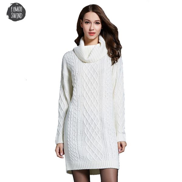 

solid sweater women dress new winter turtleneck sweater warm oversize long sleeve casual knitted sweater drop shipping, White;black