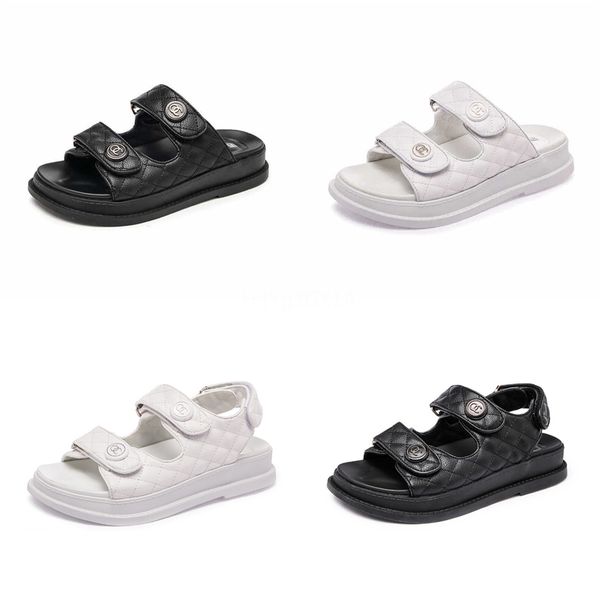 

beige heeled sandals shoes female shoe cross-shoes comfort shoes for women med 2020 summer all-match flat platform strappy#615, Black