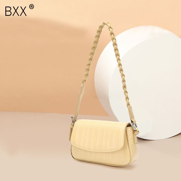

bxx] crocodile pattern small pu leather crossbody bags for women 2020 autumn winter shoulder handbags female travel bag hn995
