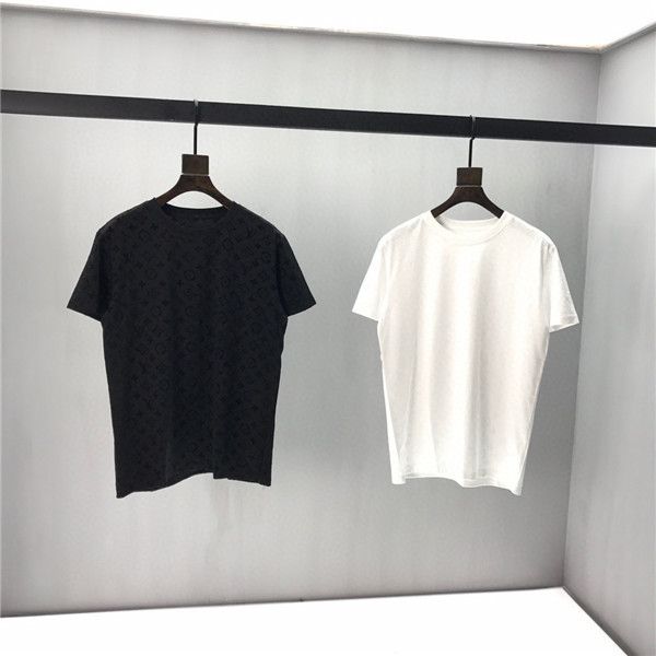 

2020ss spring and summer new high grade cotton printing short sleeve round neck panel t-shirt size: -l-xl-xxl-xxxl color: black white qq69, Gray