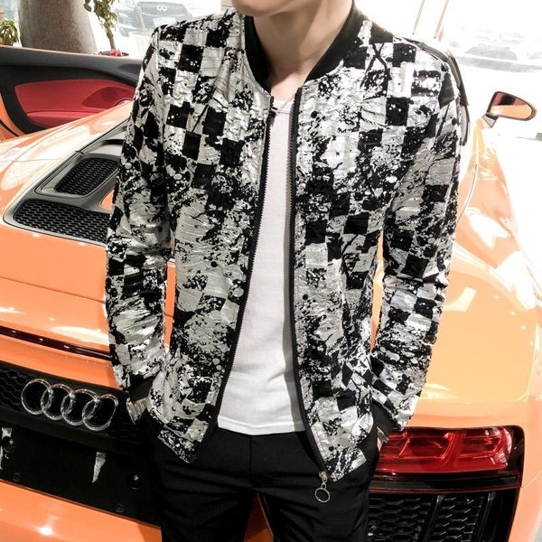 

уличная одежда ночная прическа подразделение куртка мода социология свободное пальто человек чакета хомбре солнцезащитная одежда 2019 лето, Black;brown