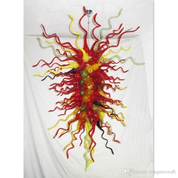 

retro muticolor hand blown glass chandelier lightings murano glass new style chandeliers indoor home stair decor