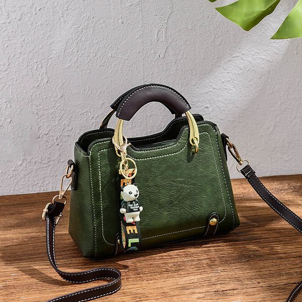 

small women leather handbags with bear shoulder casual tote bag for women luxury designer bags handbags 2019