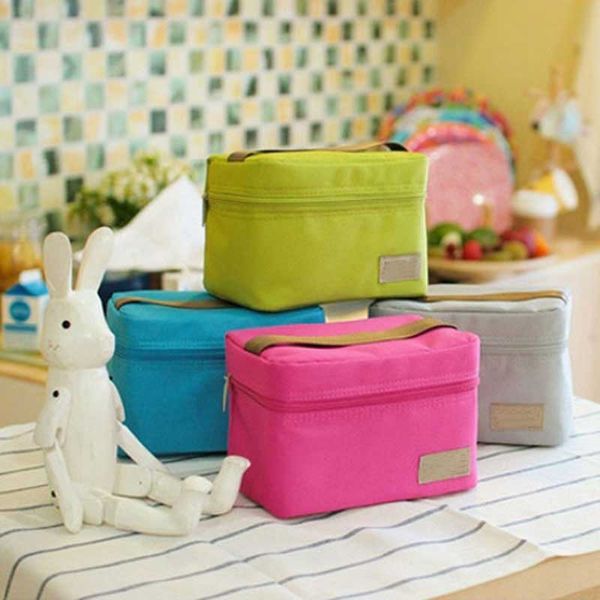 

new style travel oxford tinfoil insulated cooler thermal picnic lunch bag waterproof tote lunch bag for kids ty53