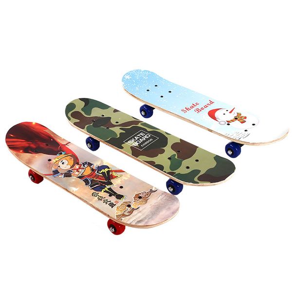 

deck skateboard complete skateboard longboard single warping slide skate board 60cm maple fashionable popular